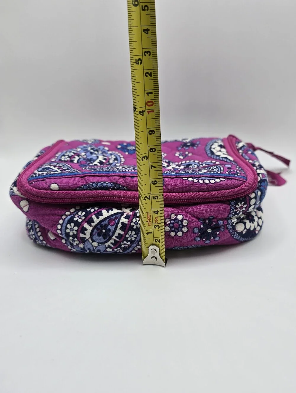 Vera Bradley Boysenberry Mini Hanging Travel Organizer Cosmetic Toiletry Bag